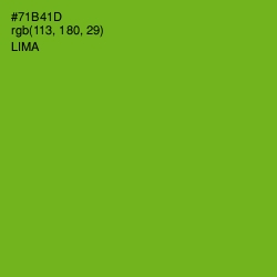 #71B41D - Lima Color Image