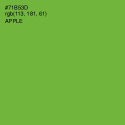 #71B53D - Apple Color Image