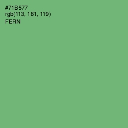 #71B577 - Fern Color Image