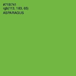 #71B741 - Asparagus Color Image