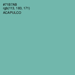 #71B7AB - Acapulco Color Image