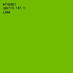 #71BB01 - Lima Color Image