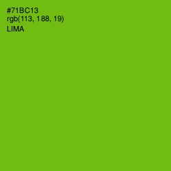 #71BC13 - Lima Color Image