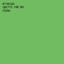 #71BC60 - Fern Color Image