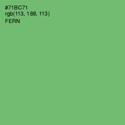 #71BC71 - Fern Color Image