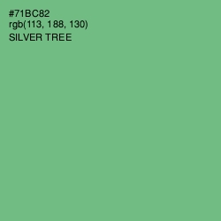 #71BC82 - Silver Tree Color Image