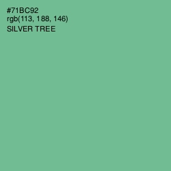 #71BC92 - Silver Tree Color Image