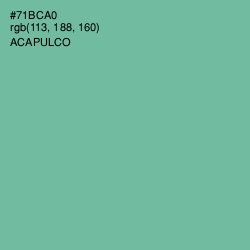 #71BCA0 - Acapulco Color Image