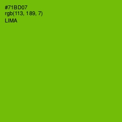 #71BD07 - Lima Color Image