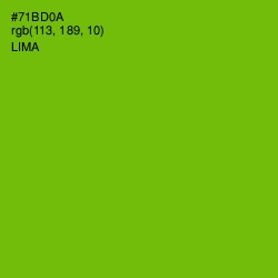 #71BD0A - Lima Color Image