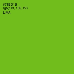 #71BD1B - Lima Color Image