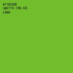 #71BD2B - Lima Color Image