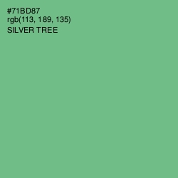 #71BD87 - Silver Tree Color Image