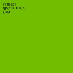 #71BE01 - Lima Color Image