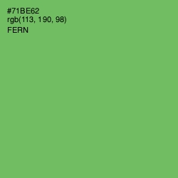 #71BE62 - Fern Color Image