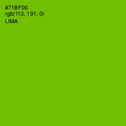 #71BF00 - Lima Color Image