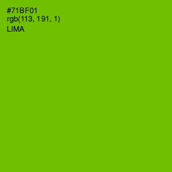 #71BF01 - Lima Color Image