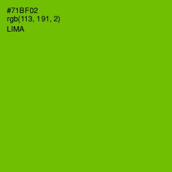 #71BF02 - Lima Color Image