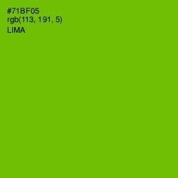 #71BF05 - Lima Color Image