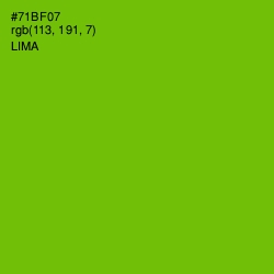 #71BF07 - Lima Color Image