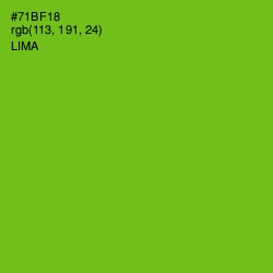 #71BF18 - Lima Color Image