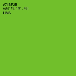 #71BF2B - Lima Color Image