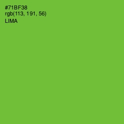 #71BF38 - Lima Color Image