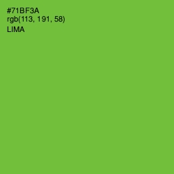 #71BF3A - Lima Color Image