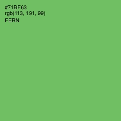 #71BF63 - Fern Color Image