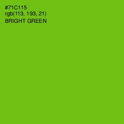 #71C115 - Bright Green Color Image