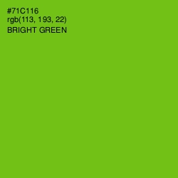 #71C116 - Bright Green Color Image