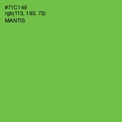 #71C149 - Mantis Color Image