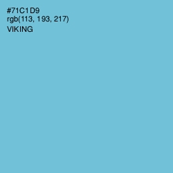 #71C1D9 - Viking Color Image