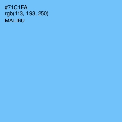 #71C1FA - Malibu Color Image