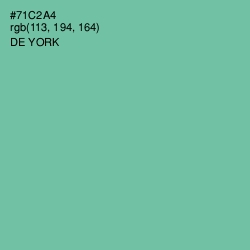 #71C2A4 - De York Color Image