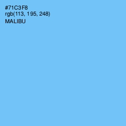 #71C3F8 - Malibu Color Image