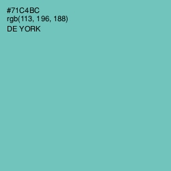#71C4BC - De York Color Image