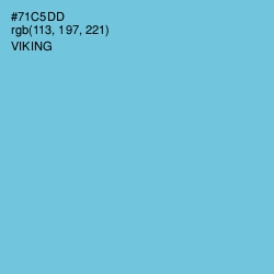 #71C5DD - Viking Color Image
