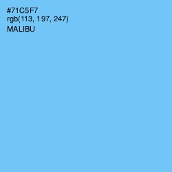 #71C5F7 - Malibu Color Image