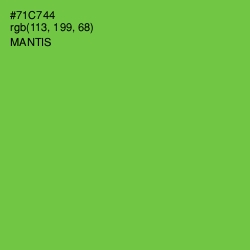 #71C744 - Mantis Color Image