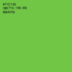 #71C745 - Mantis Color Image