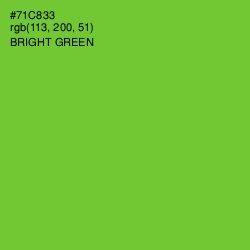 #71C833 - Bright Green Color Image
