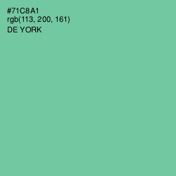 #71C8A1 - De York Color Image