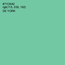 #71C8A2 - De York Color Image