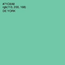 #71C8A8 - De York Color Image