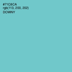 #71C8CA - Downy Color Image