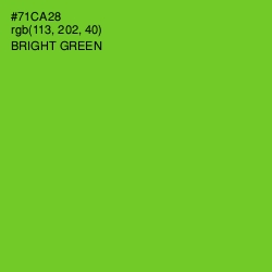 #71CA28 - Bright Green Color Image