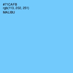 #71CAFB - Malibu Color Image