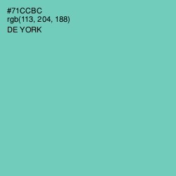 #71CCBC - De York Color Image