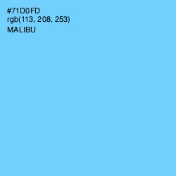 #71D0FD - Malibu Color Image